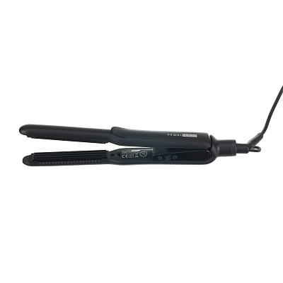 Щипцы-гофре для волос DEWAL BEAUTY Comfort 15x95 мм, черные (Черный)