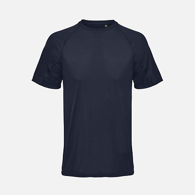 Футболка спортивная унисекс Vortex, темно-синяя (Тёмно-синий)