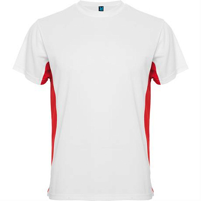 Спортивная футболка TOKYO мужская, БЕЛЫЙ/КРАСНЫЙ M (Белый/красный)
