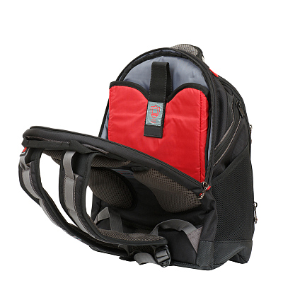 Рюкзак WENGER Synergy 16'', черный/серый, полиэстер/ПВХ, 36 x 26 x 46 см, 26 л