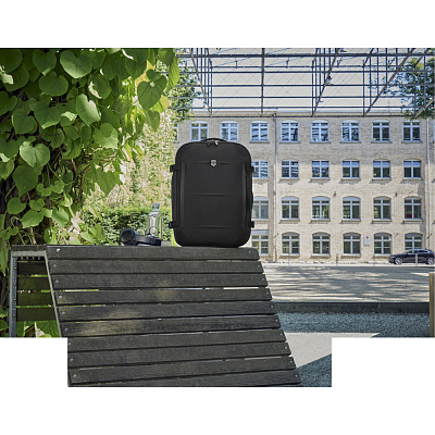 Рюкзак VICTORINOX Crosslight Boarding Bag, черный, RPET полиэстер, 39x22x53 см, 37 л
