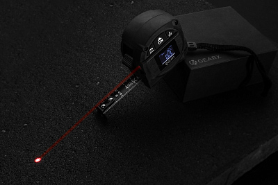 Рулетка 5 м Gear X с лазерным дальномером 30 м