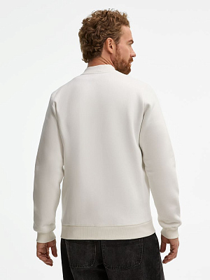 Бомбер унисекс Estado, молочно-белый