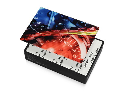 Портативная колонка Concept с закаленным стеклом (Чёрный)