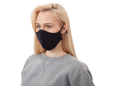 Маска для лица многоразовая с фиксаторами