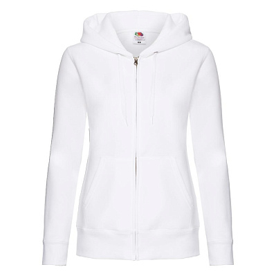 Толстовка женская LADY-FIT HOODED SWEAT JACKET (Белый)