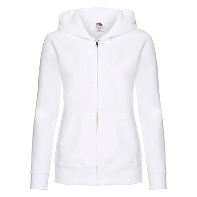 Толстовка женская LADY-FIT HOODED SWEAT JACKET (Белый)