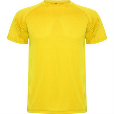 Спортивная футболка MONTECARLO мужская, ЖЕЛТЫЙ 2XL (Желтый)