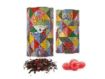 Подарочный набор с черным чаем и малиновыми леденцами в тубусе (Мультиколор) Подарочный набор с черным чаем и малиновыми леденцами в тубусе (Мультиколор)