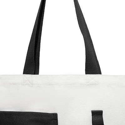 Сумка для покупок BANSHEE TO GO 325 г/м², чёрная/чёрная