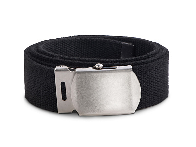 Ремень Canvas текстильный с металлической пряжкой (Чёрный) Ремень Canvas текстильный с металлической пряжкой (Чёрный)