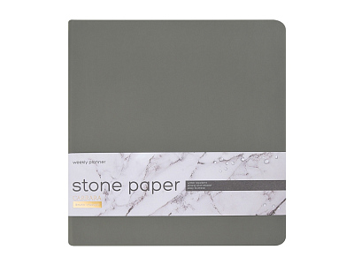 Еженедельник с каменной бумагой А5+ Carrara