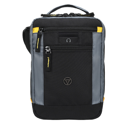 Сумка-планшет TORBER /серый, полиэстер/добби, 22х10х29 см (Черный)