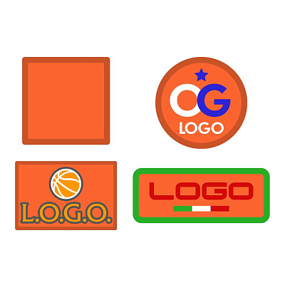 Шеврон из габардина Gabo S  (Оранжевый)