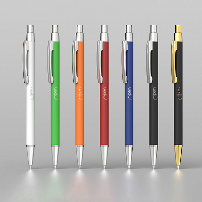 Ручка шариковая "Ray", покрытие soft touch, синий