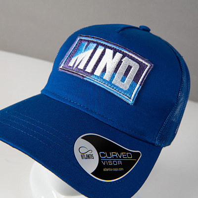 Бейсболка RAPPER COTTON, 5 клиньев, пластиковая застежка 