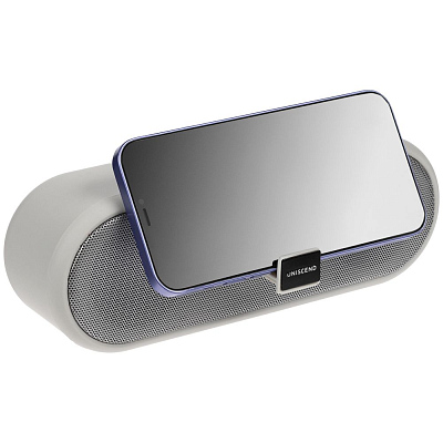 Беспроводная стереоколонка Uniscend Roombox, светло-серая (Серый)