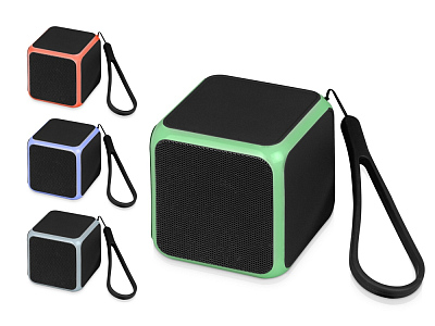 Портативная колонка Cube с подсветкой