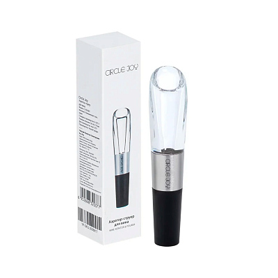 Винный аэратор Circle Joy Stainless Steel Wine Pourer & Aerator