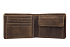 Бумажник KLONDIKE «Peter», натуральная кожа в темно-коричневом цвете, 12 х 9,5 см - Фото 3
