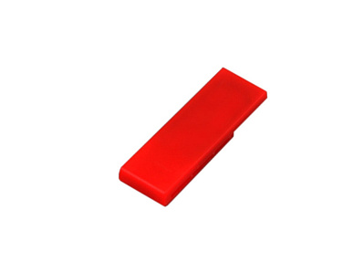 USB 2.0- флешка промо на 64 Гб в виде скрепки (Красный)