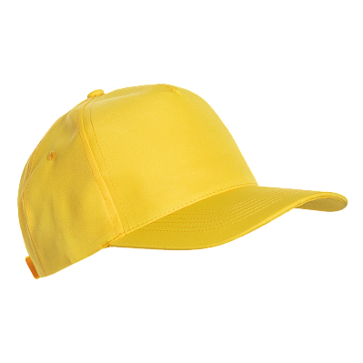 Бейсболка STAN 5 клиньев полиэстер 150, 10P (Жёлтый)