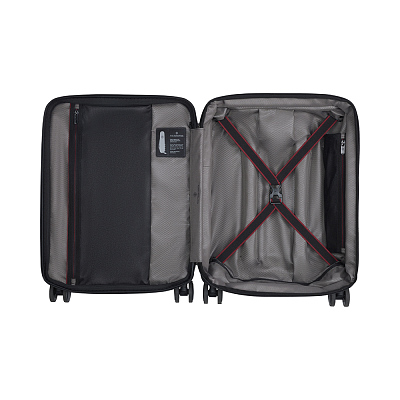 Чемодан VICTORINOX Spectra™ 3.0 Global Carry-On, темно-зеленый, поликарбонат Sorplas™, 40x20x55 см, 39 л