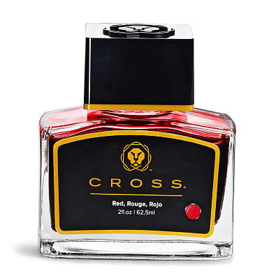 Флакон с чернилами Cross для перьевой ручки , 62,5 мл (Красный)