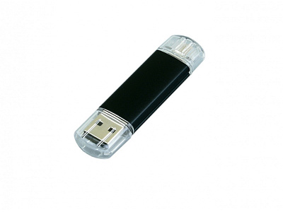 USB 2.0/micro USB- флешка на 64 Гб (Чёрный)
