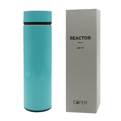Термос Reactor с датчиком температуры (бирюзовый)
