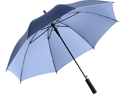 Зонт-трость Double face (Синий нэйви/голубой)