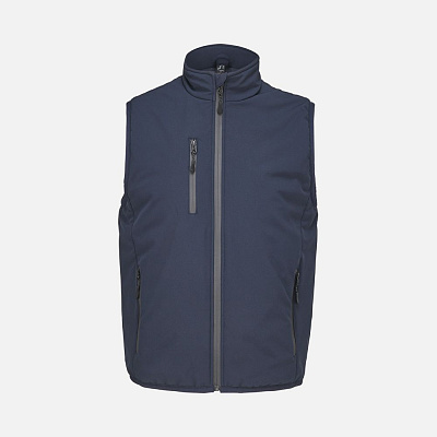 Жилет софтшелл унисекс Falcon BW, красный (Синий)