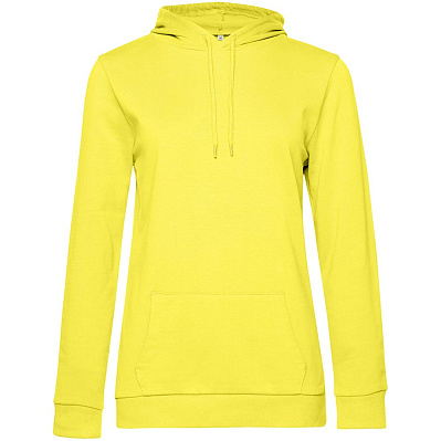 Толстовка с капюшоном женская Hoodie, желтая (Желтый)