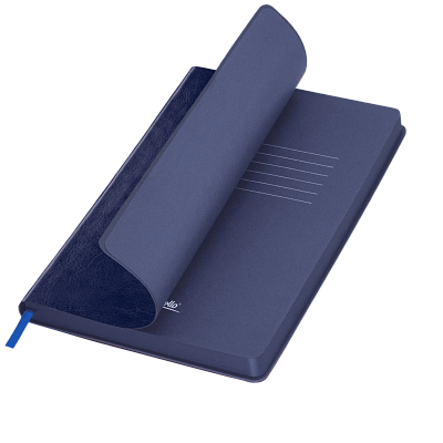 Ежедневник Ривер Сайд (River side) недатированный, синий (без упаковки, без стикера) (Синий, бежевый)