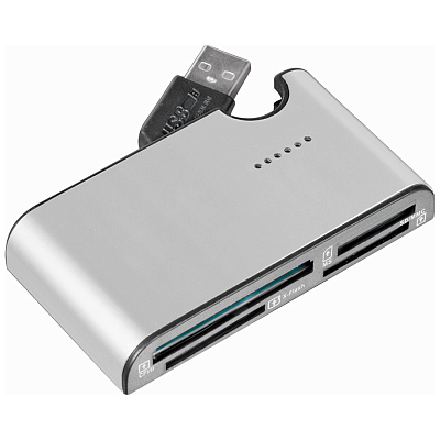 Картридер универсальный (Серебристый)