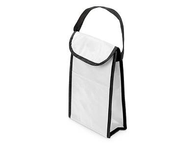 Сумка-холодильник Reviver на липучке из нетканого переработанного материала RPET (Белый)
