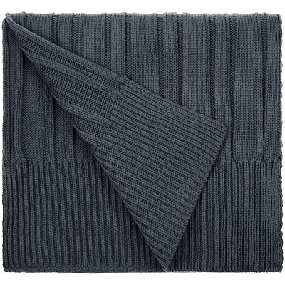 Шарф Knit Beat, серый (графит) (Графит)