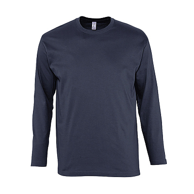 Футболка мужская с длинным рукавом MONARCH 150 (Тёмно-синий)