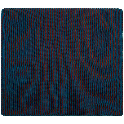 Шарф Nobilis, белый с серым (Бирюзовый)