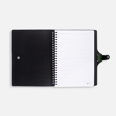 Ежедневник Strep Front на заказ, недатированный, зеленый