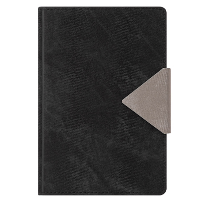 Ежедневник Classic Medio недатированный, черный (Черный, кремовый)