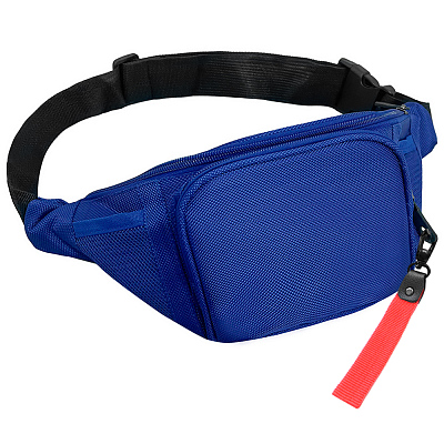 Поясная сумка SPLIT TO GO, Синий/Красный (Синий/красный)