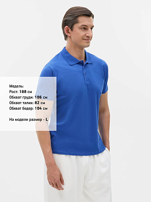 Рубашка поло мужская Prescott Men 170, ярко-синяя (royal)