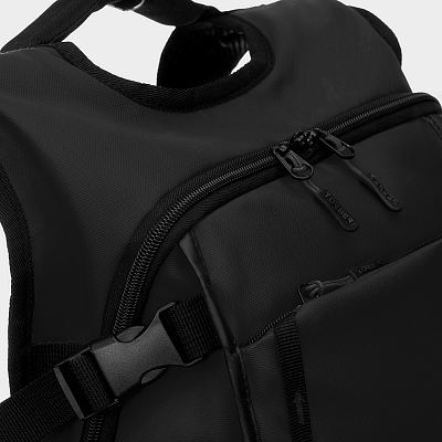 Рюкзак TORBER Mobi, черный, полиэстер 900D с PU покрытием, 45 х 32 х 20 см