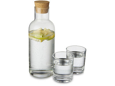 Графин Lane со стеклянными стаканами (Прозрачный/натуральный)