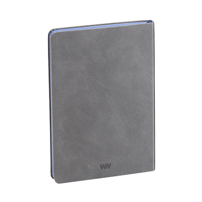 Ежедневник недатированный "Турин" , формат А5, серый/синий