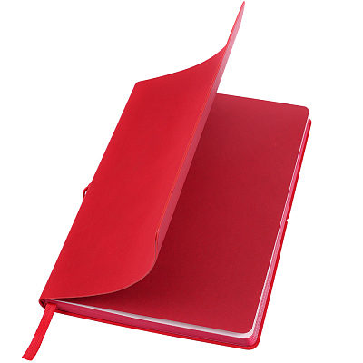 Ежедневник A5 недатированный Massimo в мягком переплёте, красный