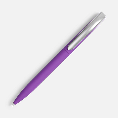 Ручка шариковая Pin Soft Touch, фиолетовая