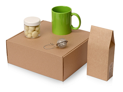 Подарочный набор Tea Cup Superior (Коричневый, зеленое яблоко)