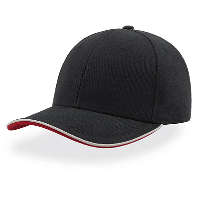 Бейсболка PILOT PIPING SANDWICH, 6 клиньев, металлическая застежка (Тёмно-синий)